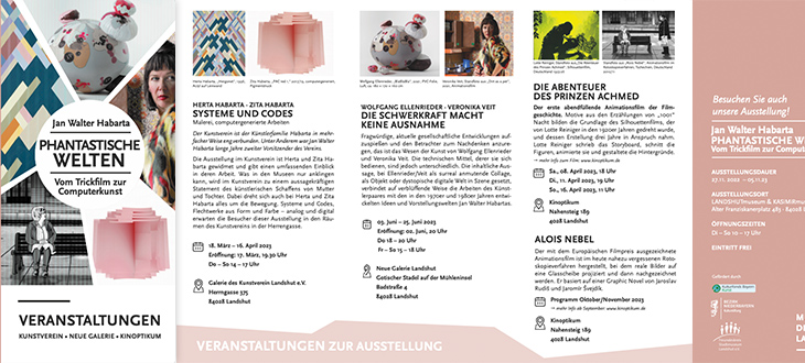Museen der Stadt Landshut Ausstellung Habarta neue Galerie ph werbung landshut